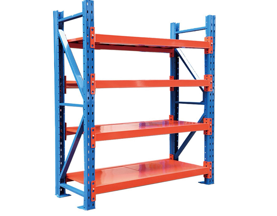 Medium-duty boltløse hyller (500-800 kg/lag)